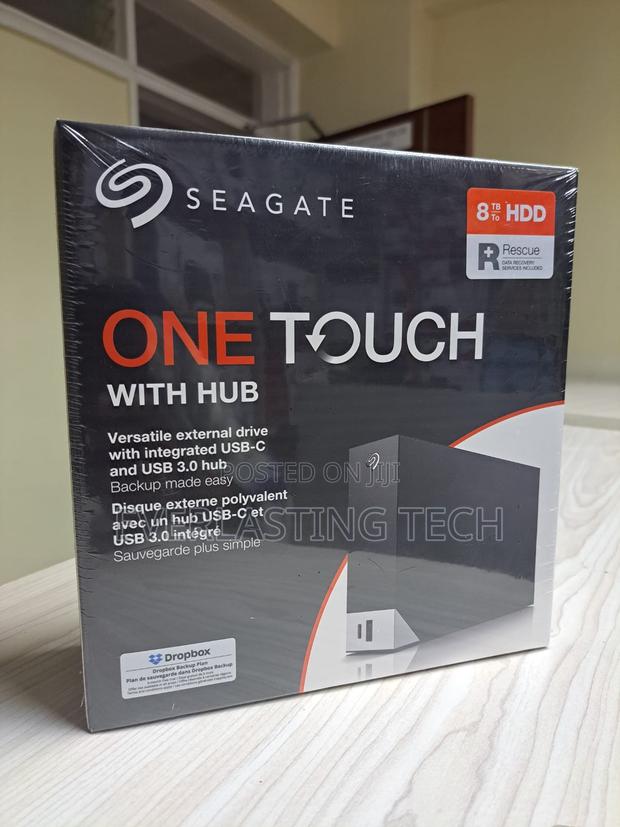 Seagate One Touch Hub 8tb External Hard Drive Desktop HDD - thumbnail 2