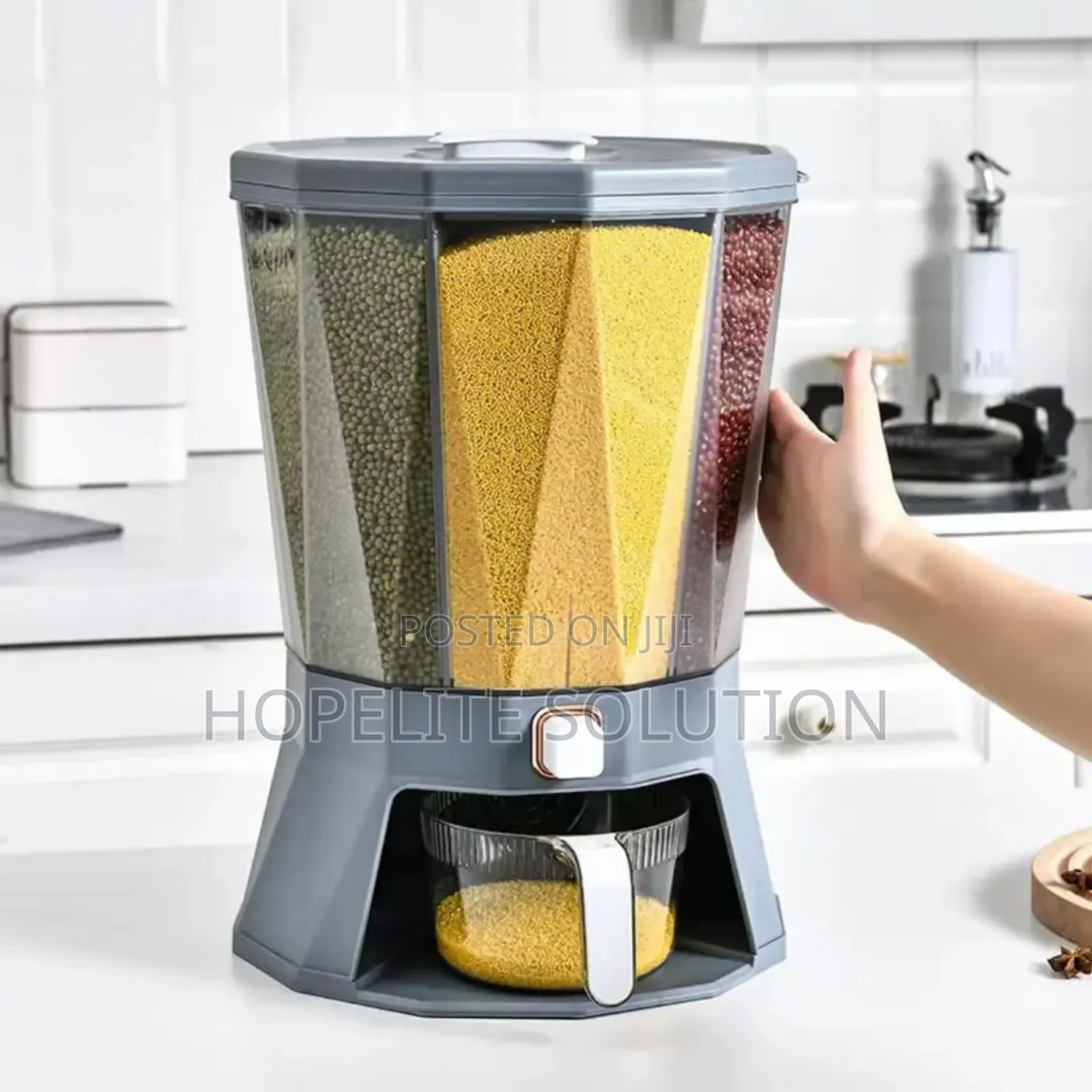 Partitioned Cereal Dispenser