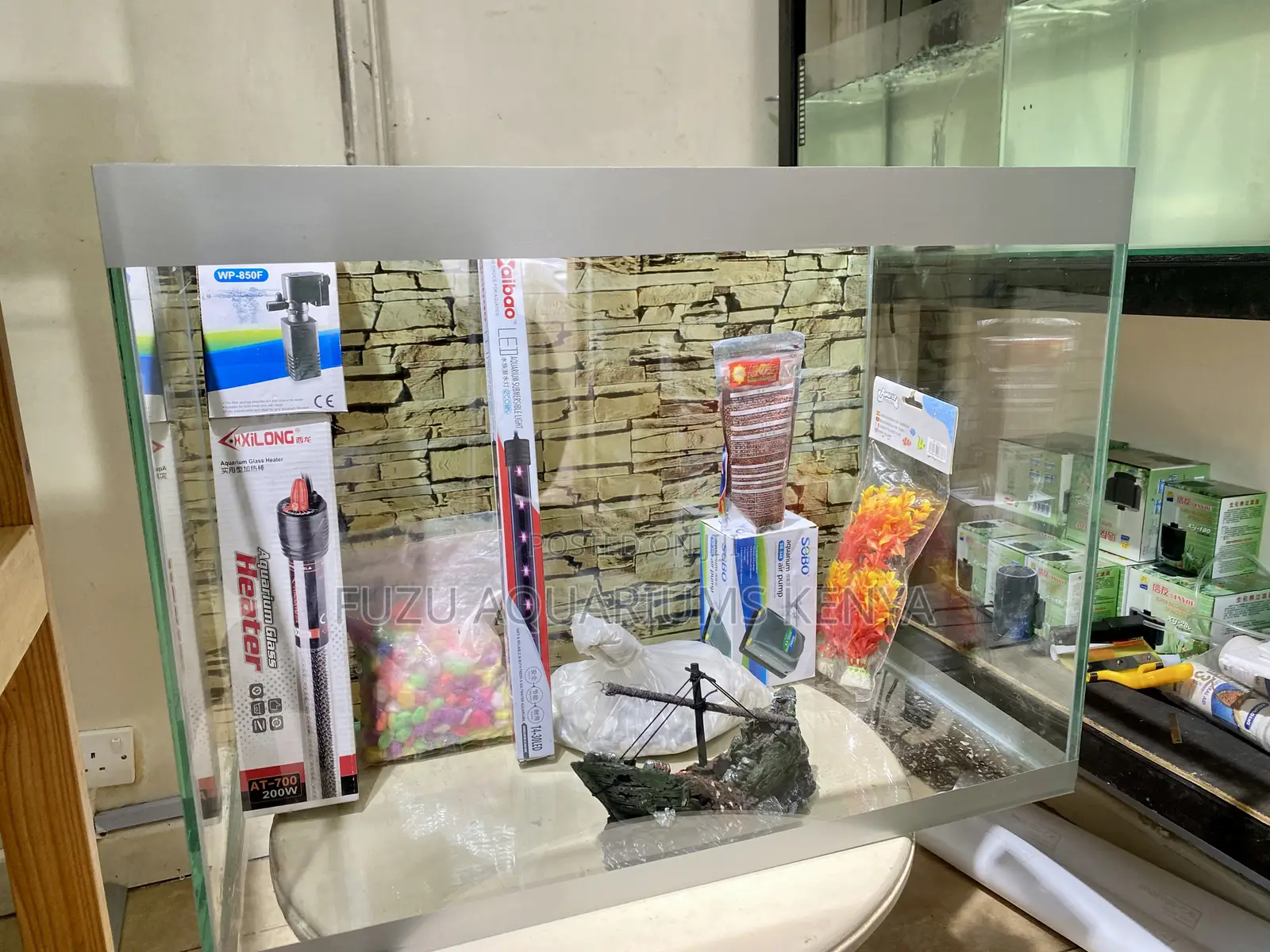Sleek 60l Aquarium – Stylish Serene
