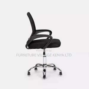 Office Chair: Clerical Mesh Office Chair With Pivot Base