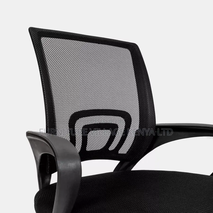 Office Chair: Clerical Mesh Office Chair With Pivot Base