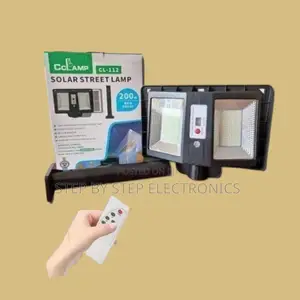 Adjustable Brightness Cclamp 200watts Led Solar Street Light