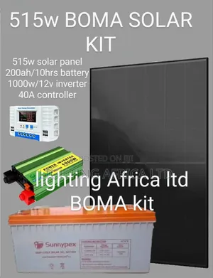 New 515watt Solar -200ah Battery - 1000w Inverter Domestic Appliances
