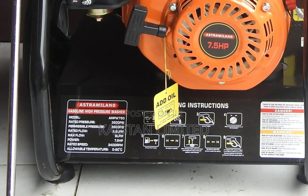Astramilano Gasoline High Pressure Washer