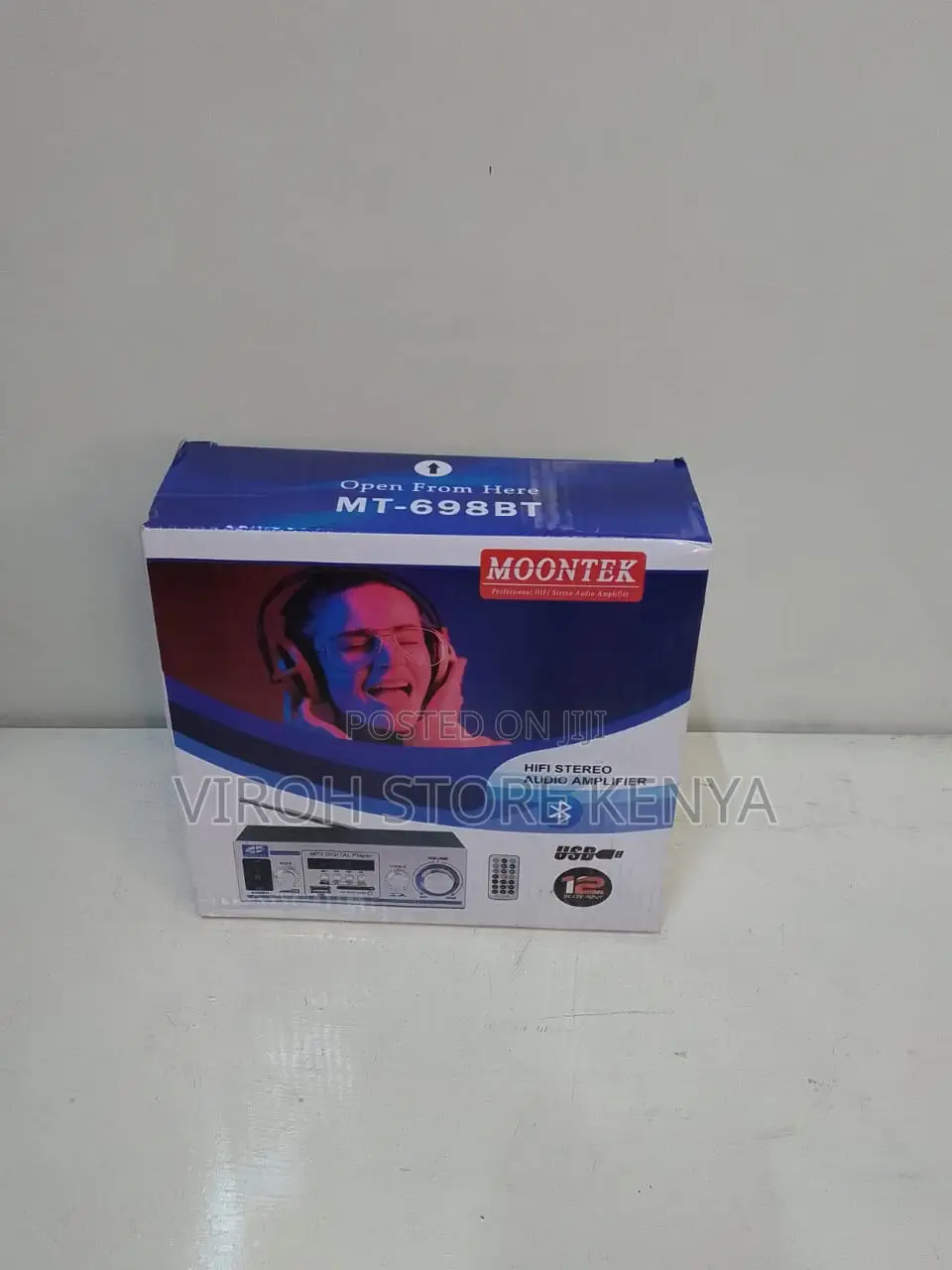 Mt 698two Mic Input Bluetooth Stereo Audio Amplifier