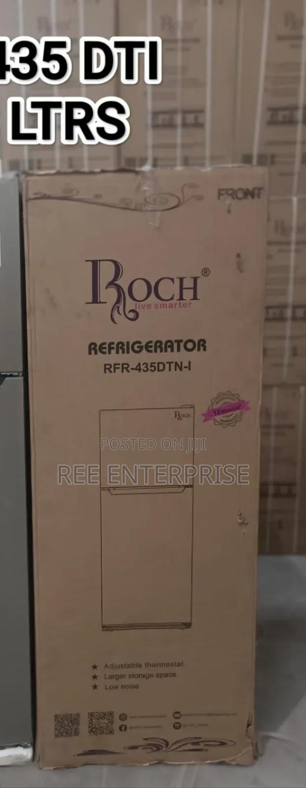 Brand New Roch 348l No Frost Double Door Fridge RFR-435-