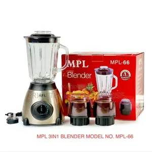 Primdale 3 in 1 Stainless Steel Glass Blender
