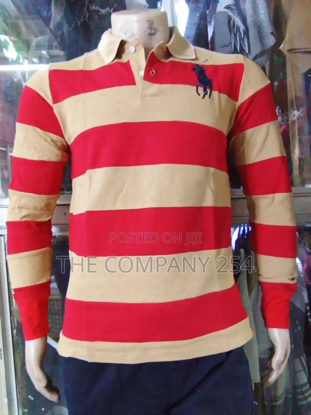 Quality Cotton Long Sleeved Color Polo Designer Shirt