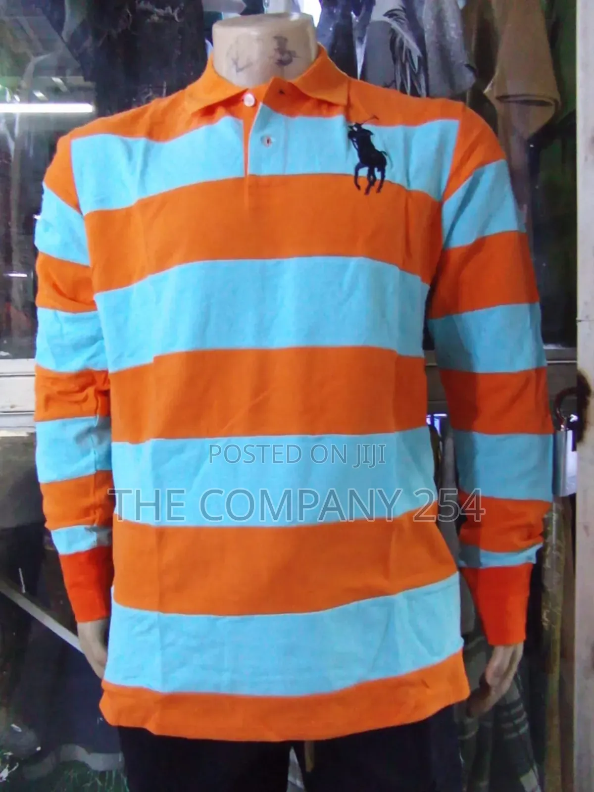Quality Cotton Long Sleeved Color Polo Designer Shirt