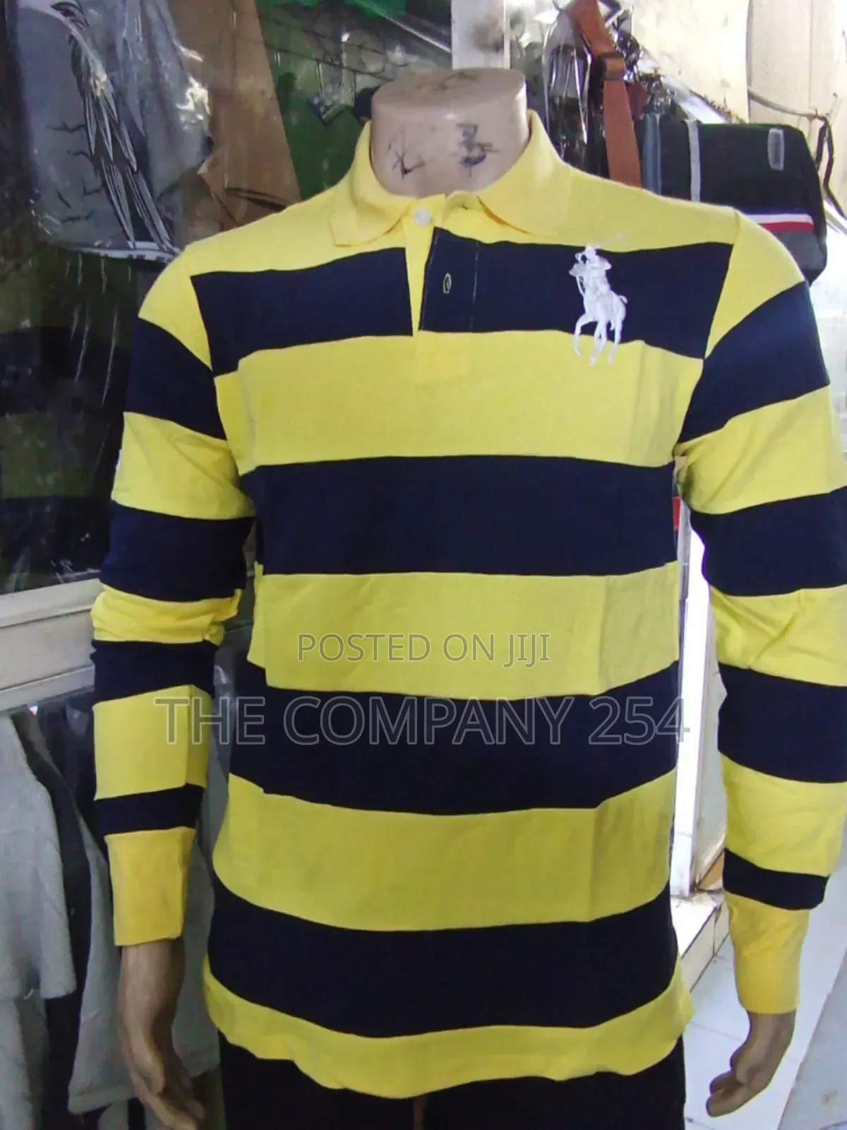 Quality Cotton Long Sleeved Color Polo Designer Shirt