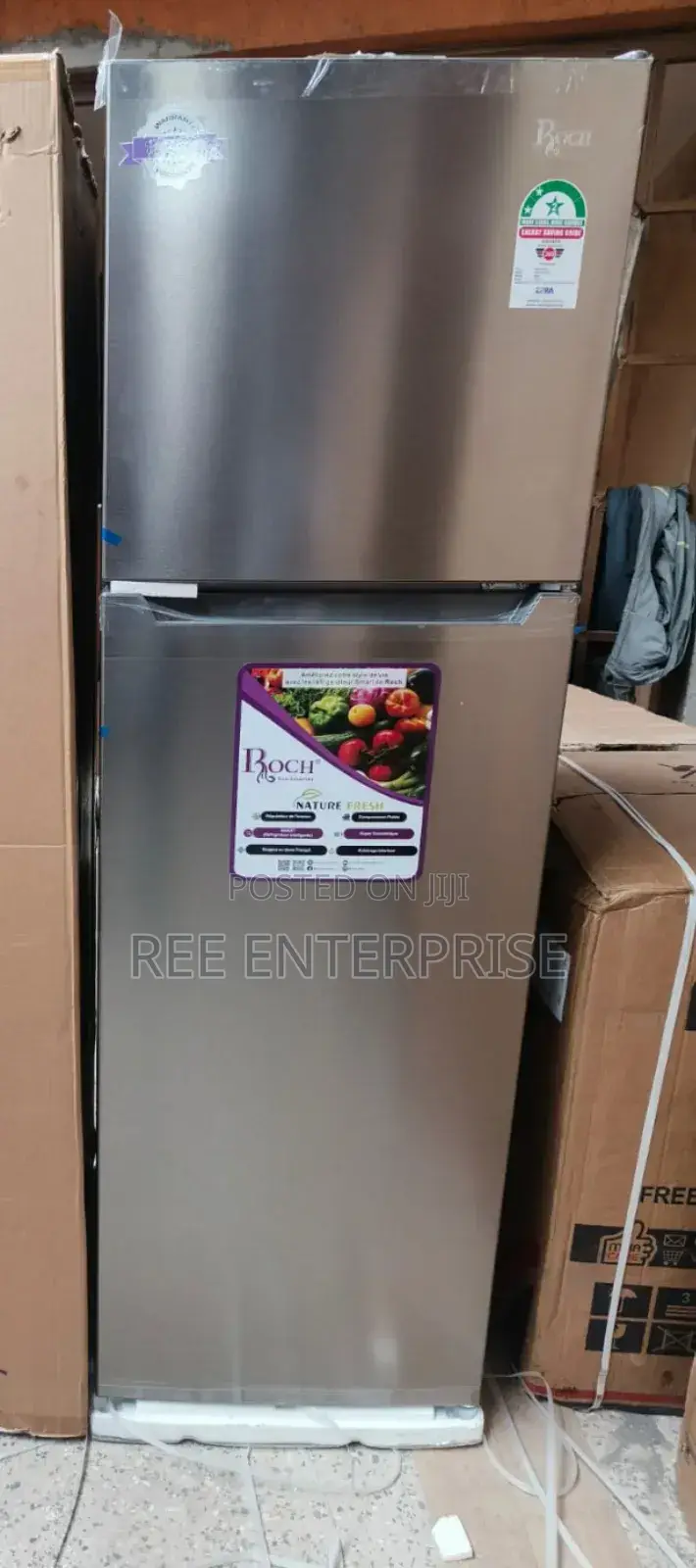 Brand New 255 Litres Roch No Frost Double Door Refrigerator