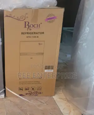Silver Roch RFR-110d-B Double Door Fridge, 85l