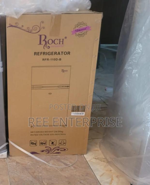 Silver Roch RFR-110d-B Double Door Fridge, 85l