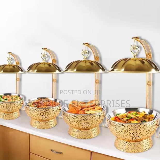 Round Cheffing Dish - main view