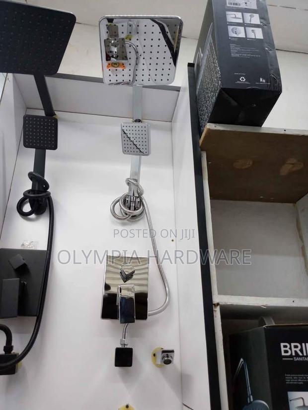Brimix 5 Way Concealed Shower Mixer (Black Silver)