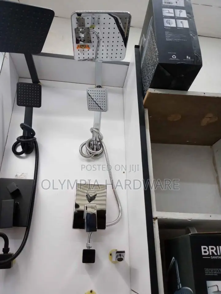 Brimix 5 Way Concealed Shower Mixer (Black Silver)