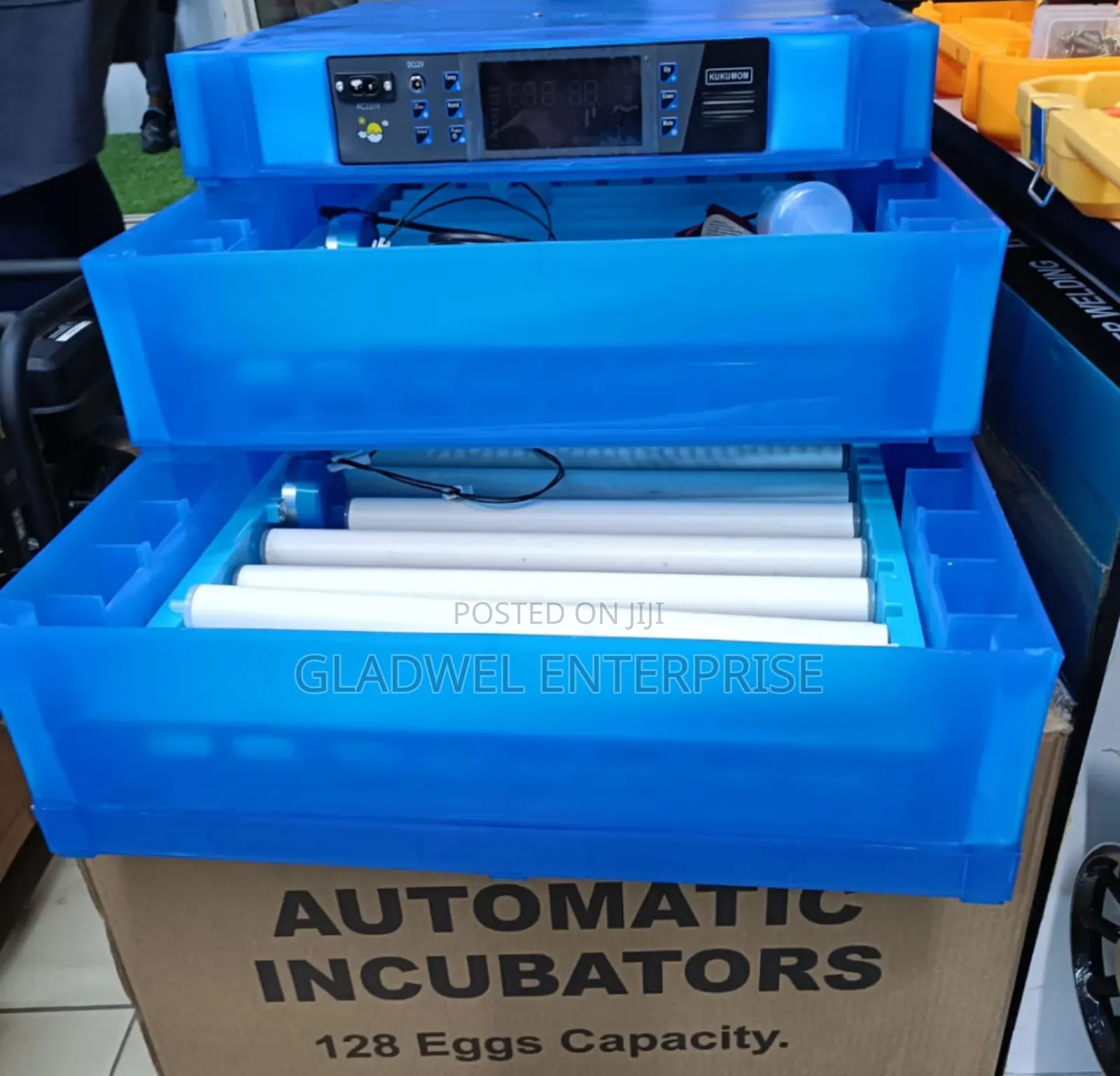 Best Quality Kukumom Ac Dc Automatic Egg Incubator 128eggs