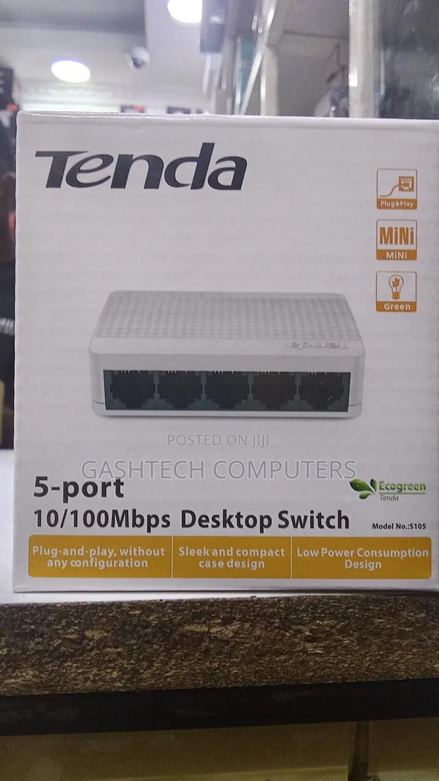 Tenda 5-Port Desktop Switch 10/100mbps - thumbnail 3