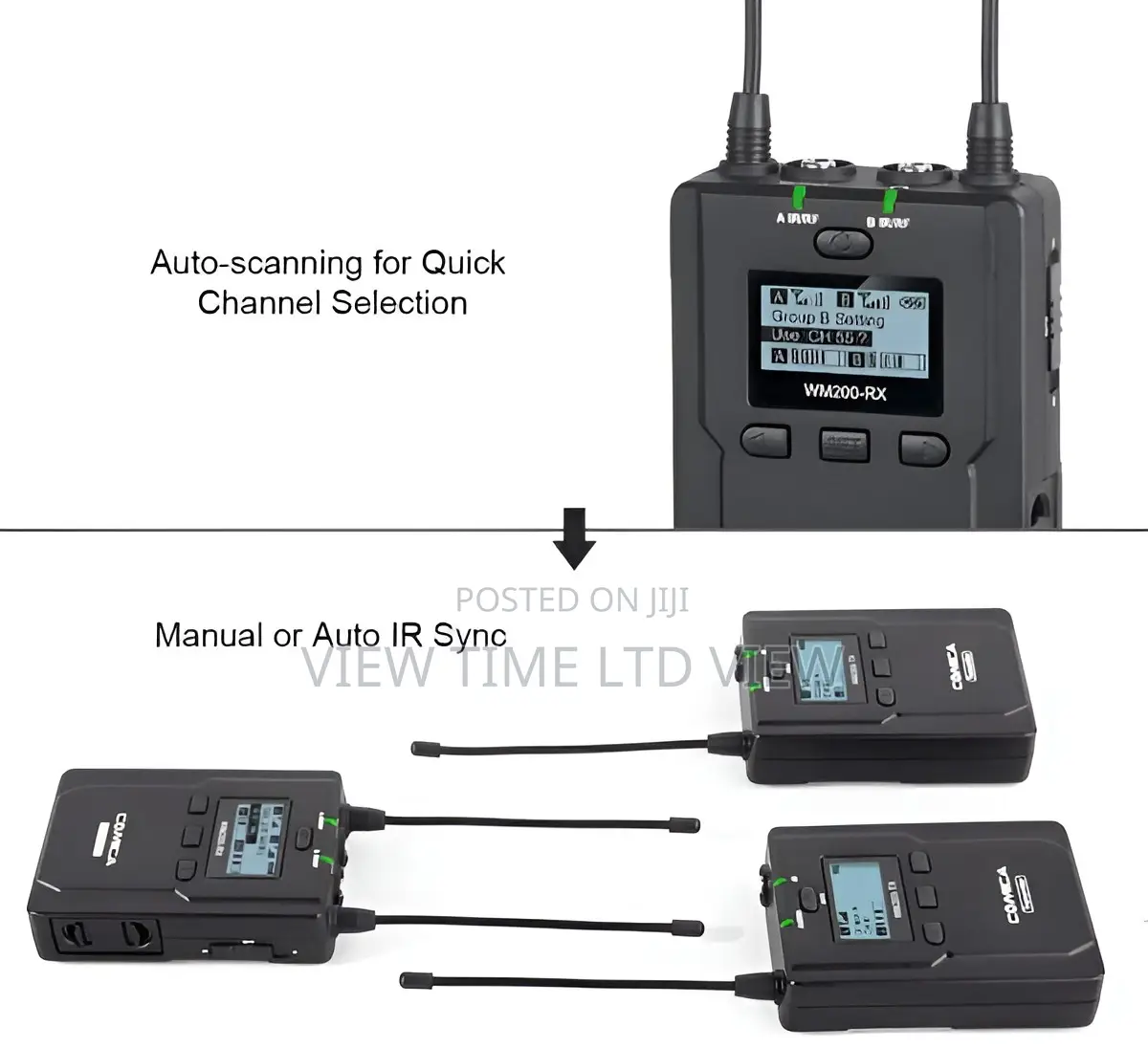Wireless Microphone System Comica CVM 200b