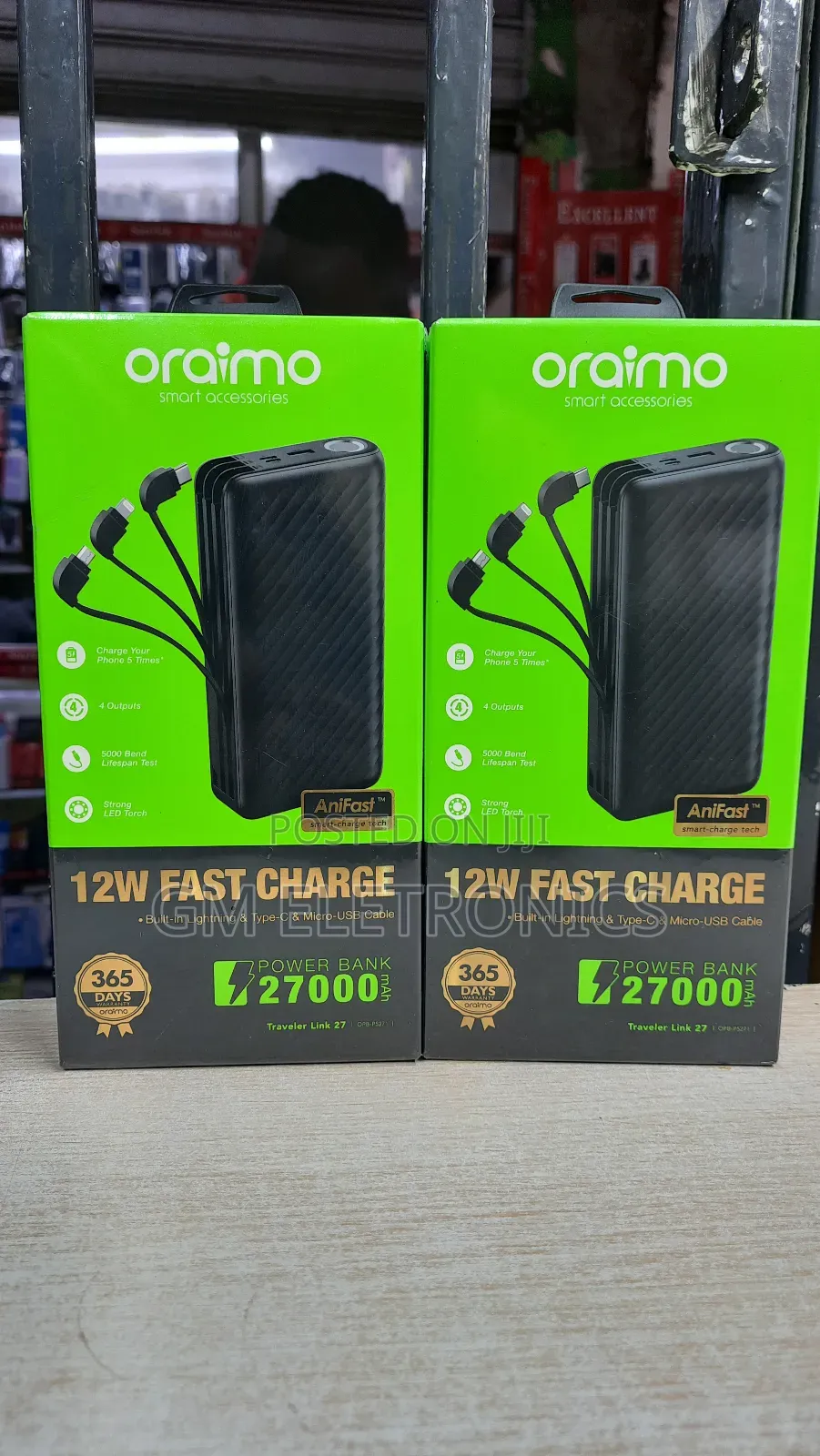 Traveller Link 27 (27000mah) Portable Powerbank.