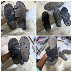 Black Men's Open Shoes (40 To 45 At 1200 Available