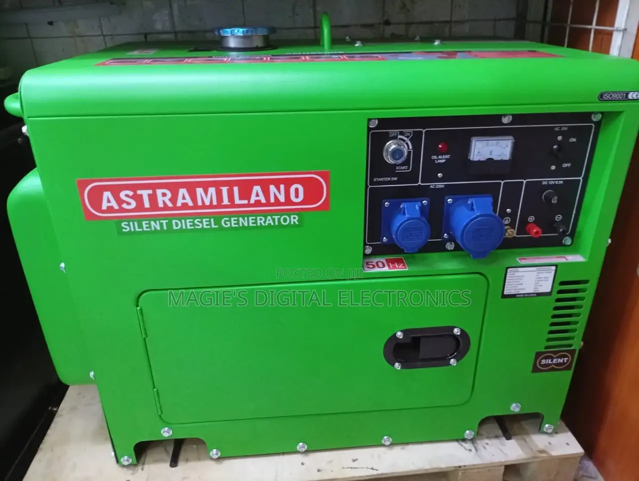 Approved 7.5kva Astramilano Diesel Silent Generator