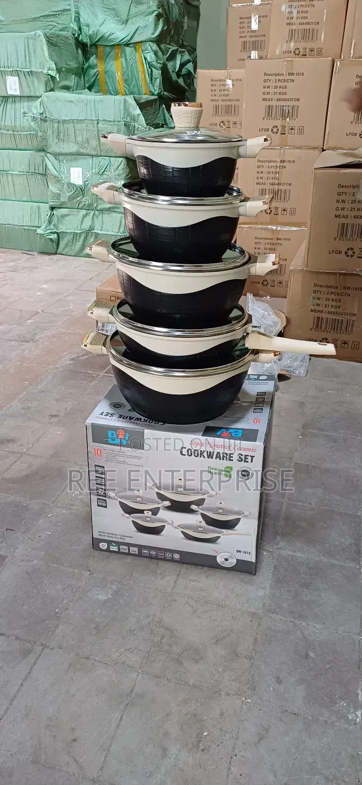 New Model 10pcs BMW Cookware