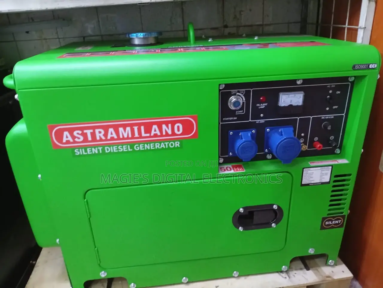 Well Performing 7.5kva Astramilano Diesel Silent Generator