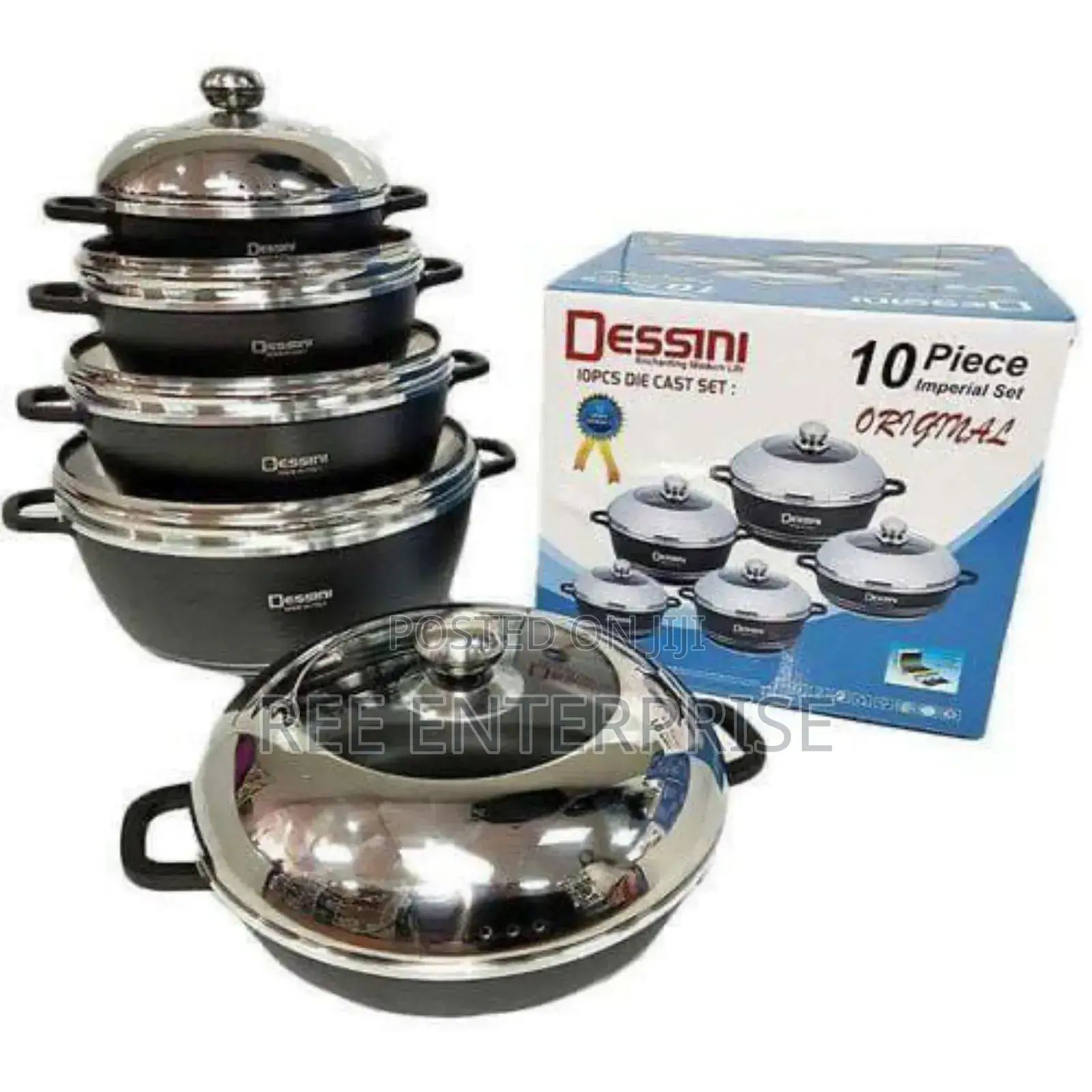 Brand New Dessin 10pc Cookware
