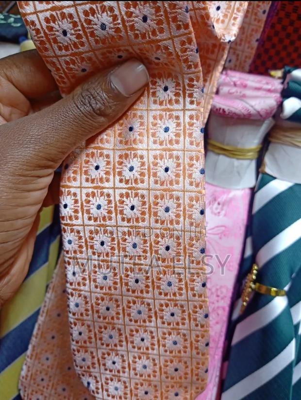Light Peach Polycadot Single Ties - main view