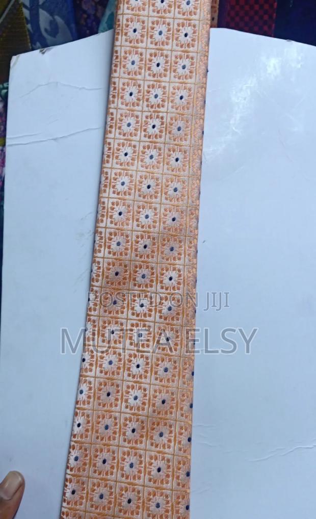 Light Peach Polycadot Single Ties - thumbnail 2
