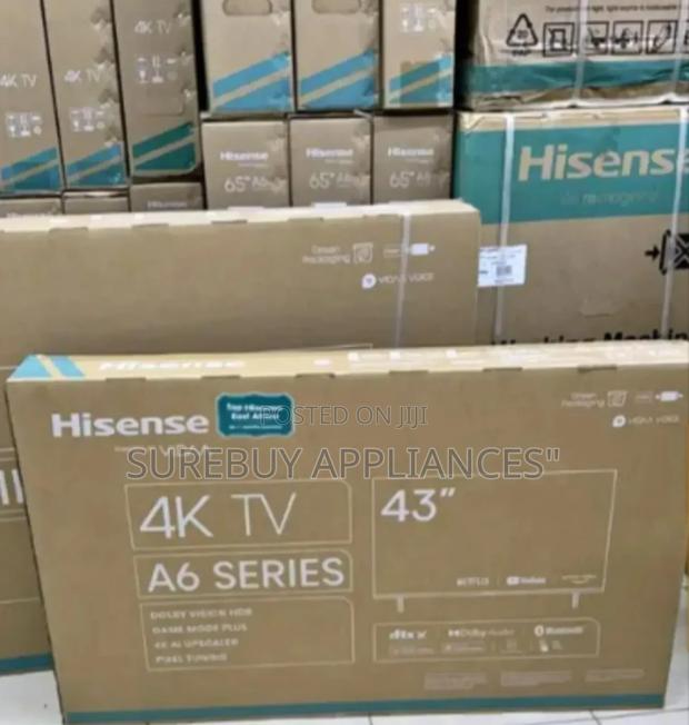 Hisense 43′′ 43a6n (New 2025) Vidaa Smart Tv