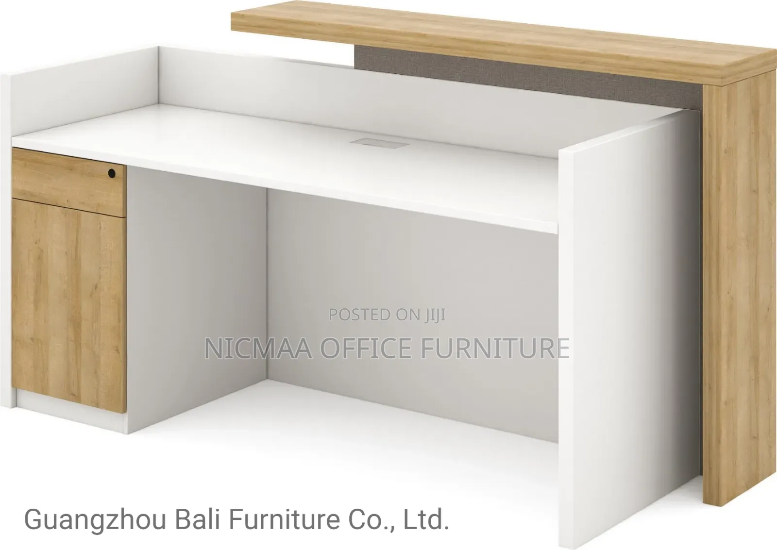Elegant 1.6m Straight Reception Countertop