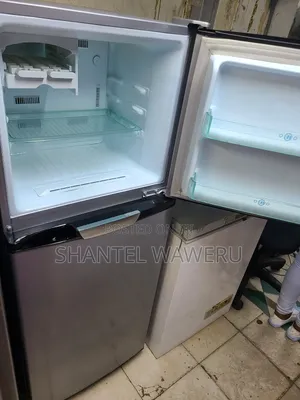 Silver Electrolux Double Door Fridge