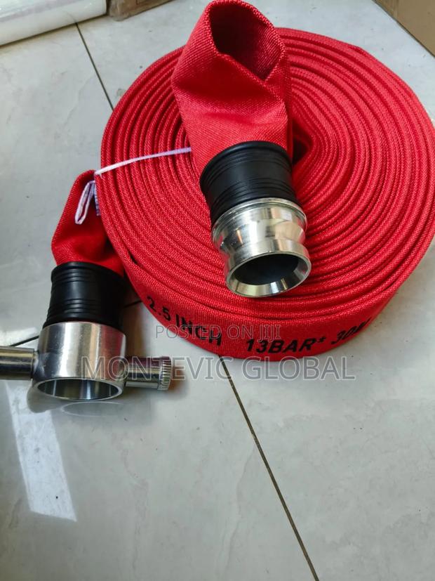 Heavy Duty Fire Fighter Hose Pipe With Coupling 2.5" X30m - main view