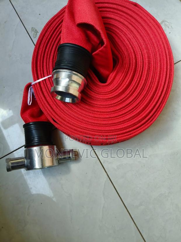 Heavy Duty Fire Fighter Hose Pipe With Coupling 2.5" X30m - thumbnail 3