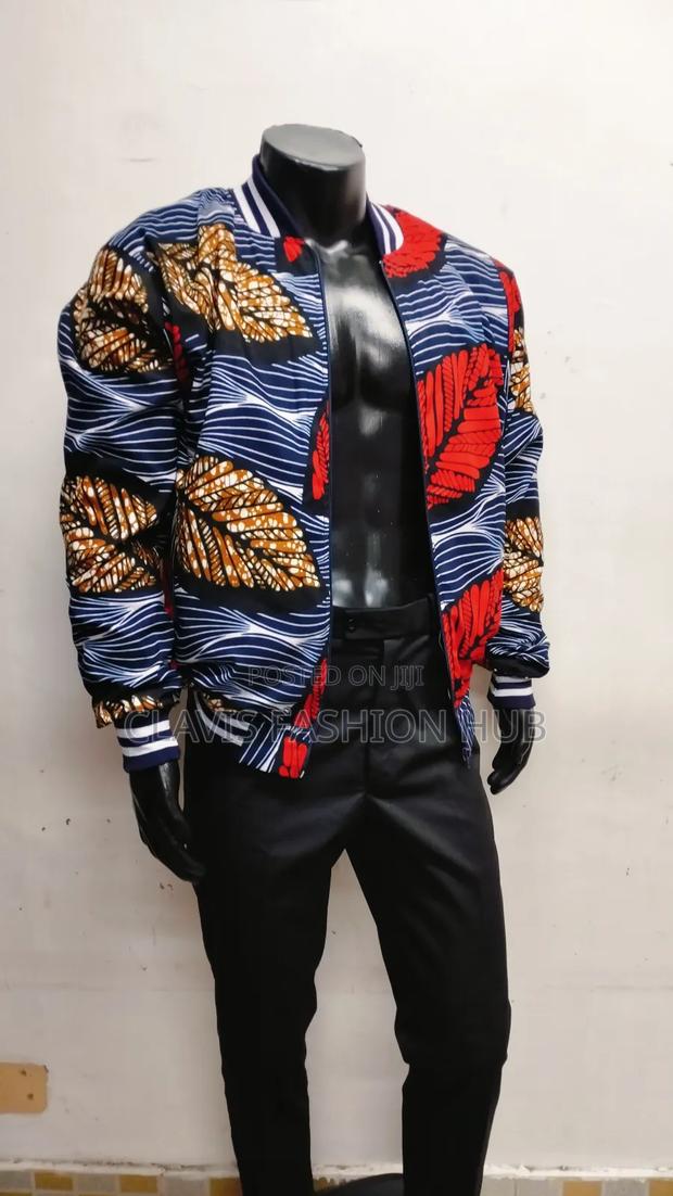 Urban Ankara Vibe Bomber Jacket - thumbnail 2