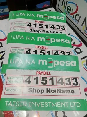 Paybill Customized Stickers