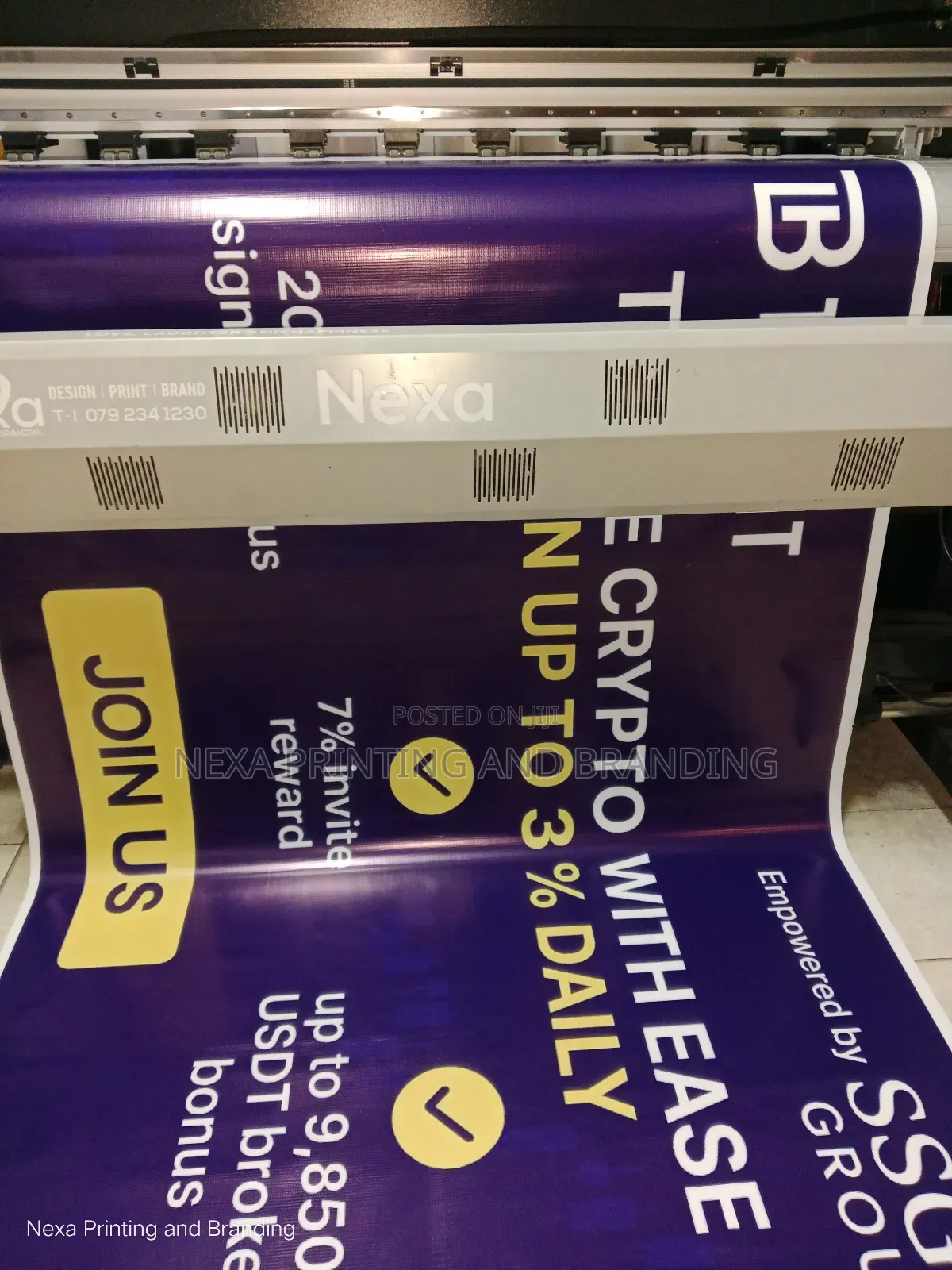 On Time Sticker Plus +Banner Plus Banner Sticker Printing