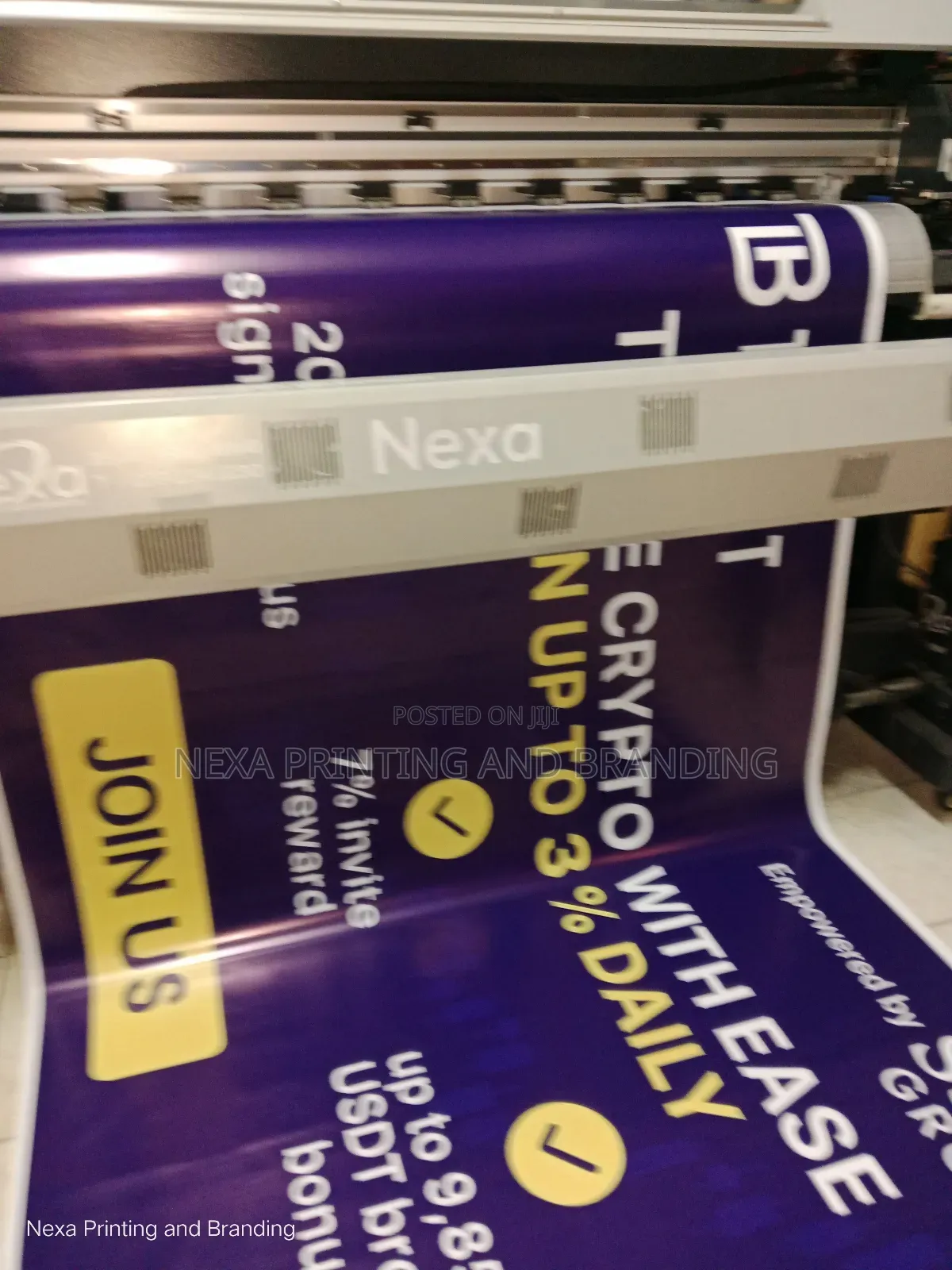 On Time Sticker Plus +Banner Plus Banner Sticker Printing
