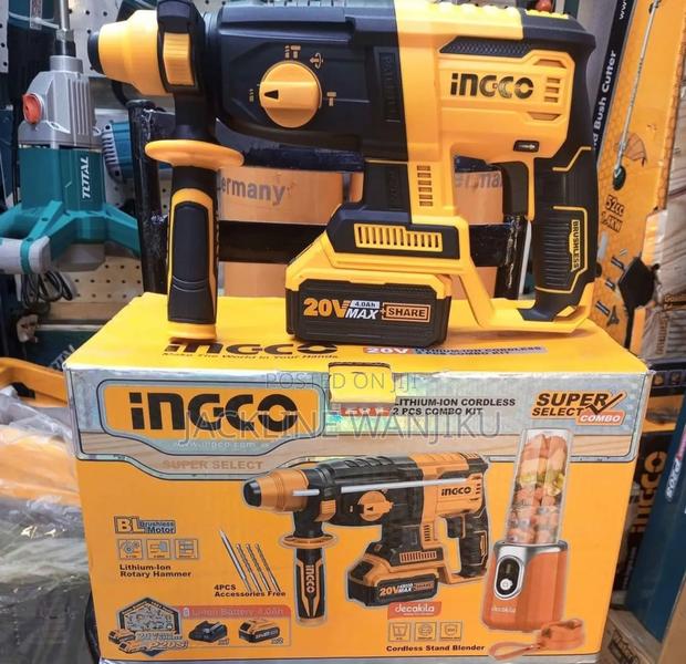 Ingco Rechargeable Rotary Hammer Drill/ Lithium Battery Dril - main view