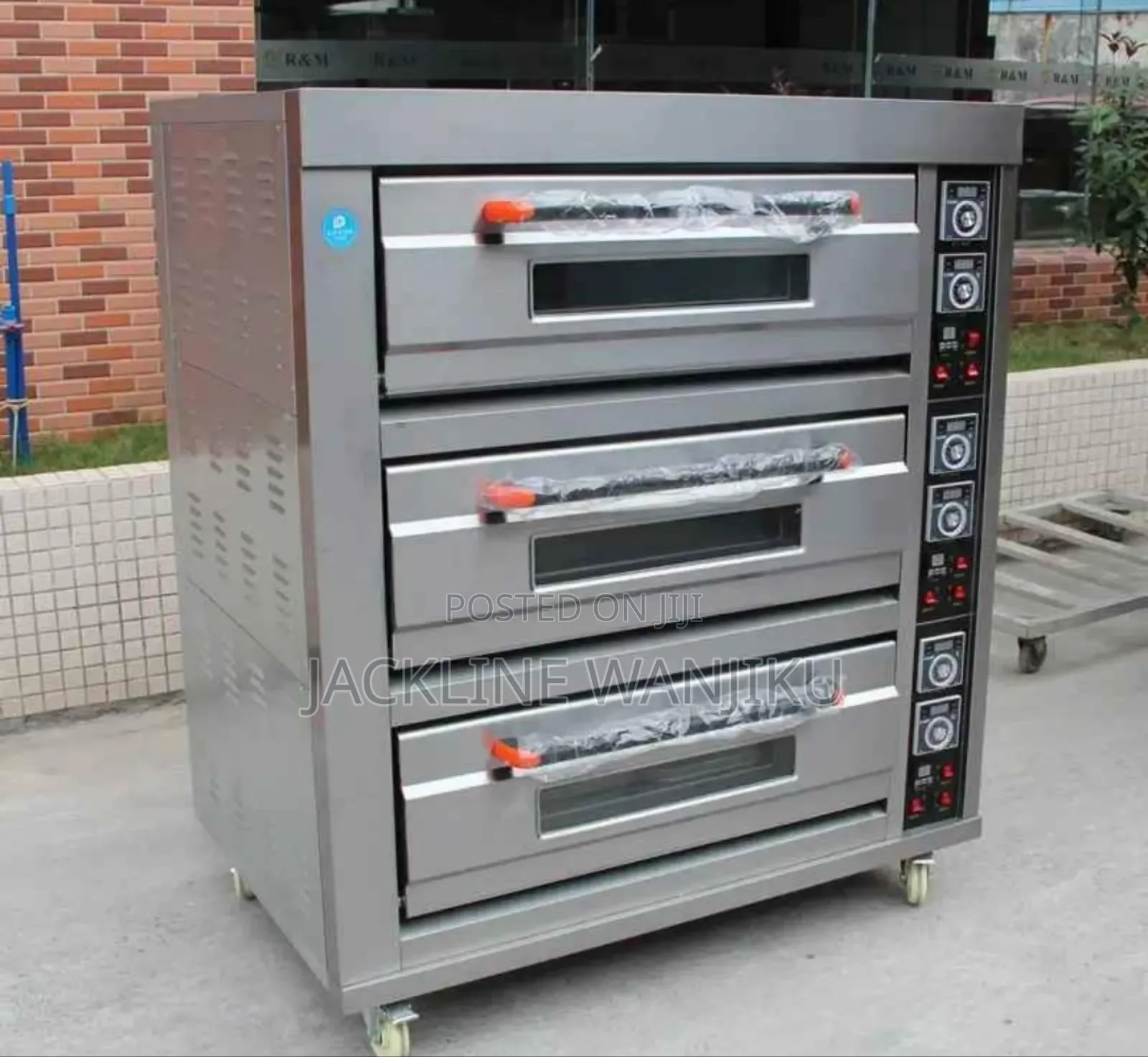 6 Tray 3 Deck Commercial Oven Machine