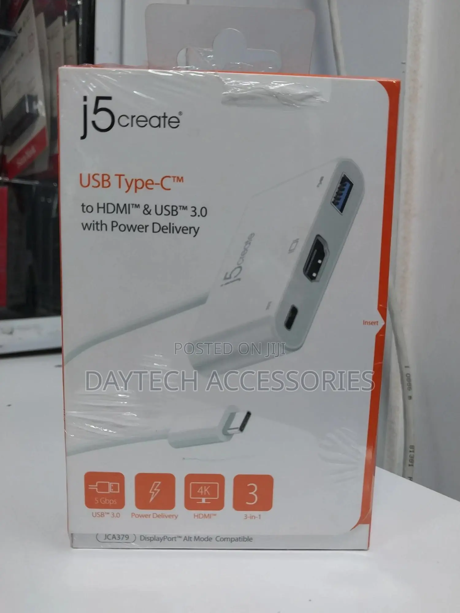 J5create Usb Type-C to Hdmi and Usb-a 3.0 With Pd 100w
