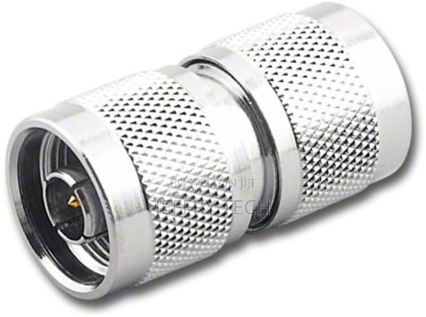 N Double Male Barrel Coaxial Adapter Coupler - main view