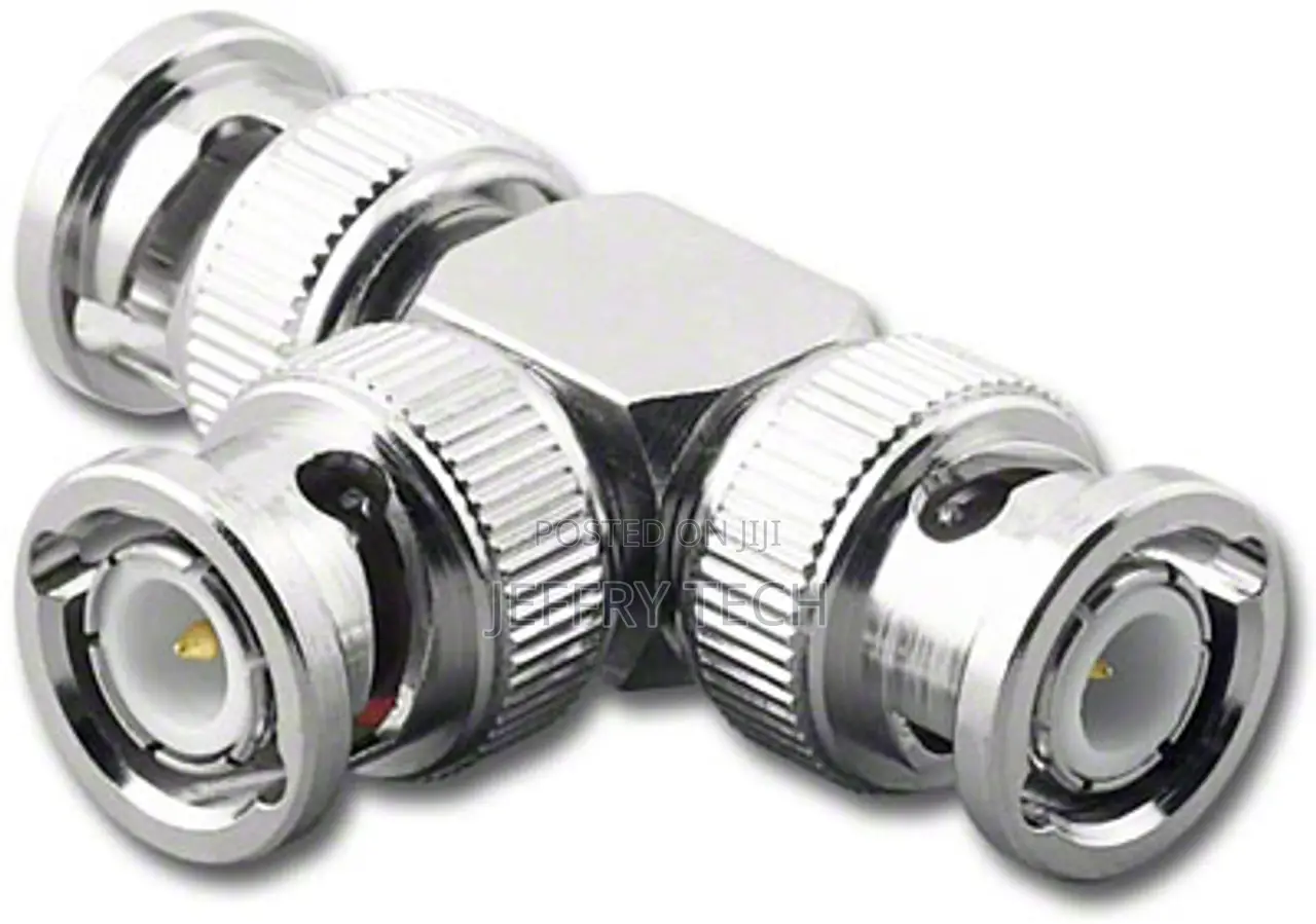 BNC All Male Tee 'T' Coaxial Adapter (Bnc-7376)
