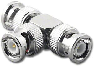 BNC All Male Tee 'T' Coaxial Adapter (Bnc-7376)