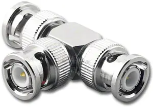 BNC All Male Tee 'T' Coaxial Adapter (Bnc-7376)