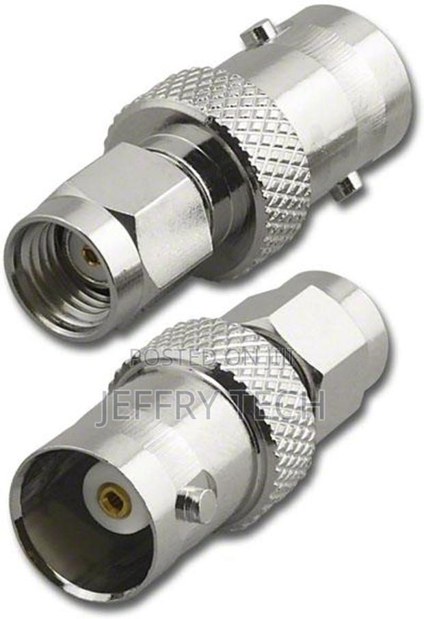 Rp-Sma-Male to BNC-Female Coaxial Adapter