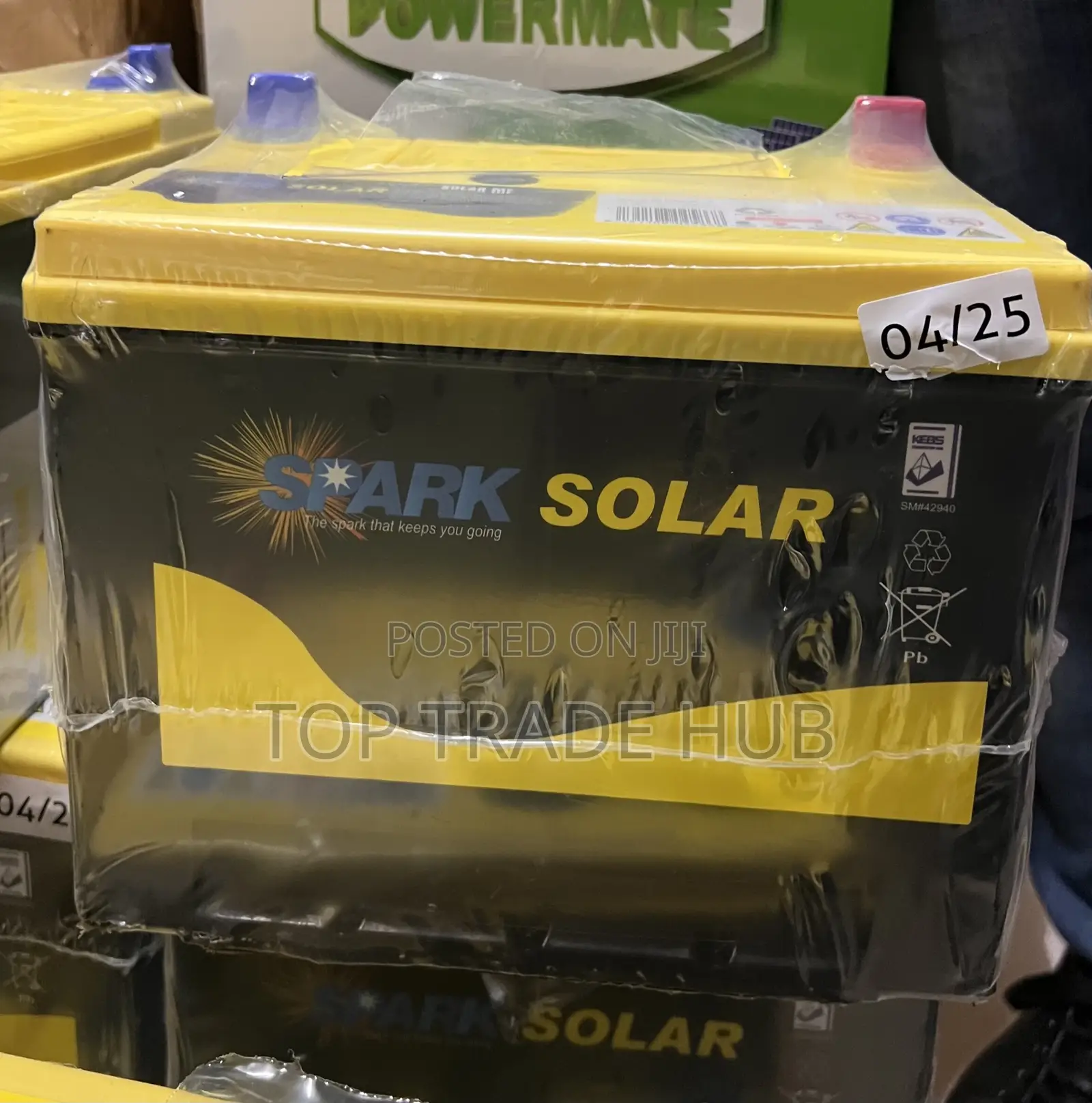 Spark Solar Battery Maintenance Free 12v 50ah