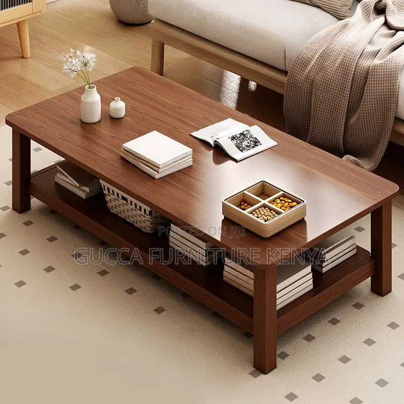Office Table:Classy Mahogany Coffee Table for Executives